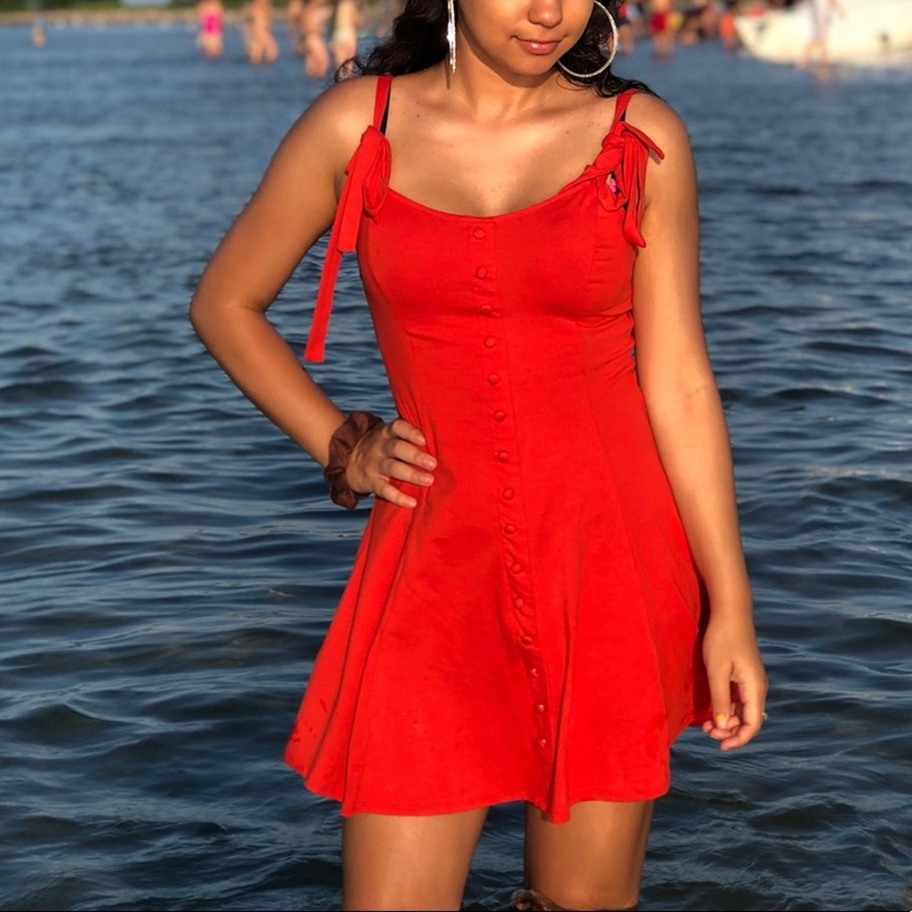 Orange/Red dress